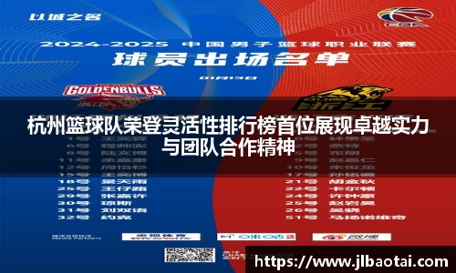 杭州篮球队荣登灵活性排行榜首位展现卓越实力与团队合作精神